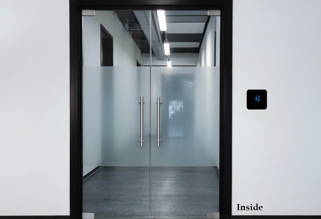Kit de système de contrôle d'accès de porte – Empreinte digitale, carte RFID et mot de passe, serrure magnétique de 544,3 kg, interrupteur sans fil infrarouge, contrôleur d'accès de porte étanche avec