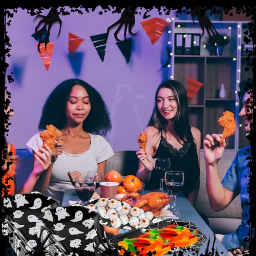 Assiettes jetables Halloween pour simplifier votre table de fête - 5