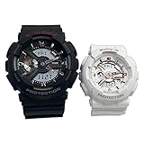 [カシオ]CASIO ペアウォッチ G-SHOCK Gショック BABY-G ベビーG クオーツ 純正ペアケース入り 2本セット アナデジ GA-110-1AJF BA-110XRG-7AJF 腕時計[国内正規品]