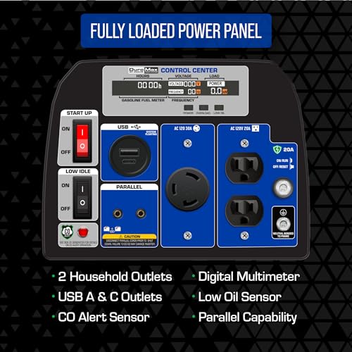 Image of DuroMax XP2300iH 2,300-Watt Dual Fuel Portable Digital Inverter Generator - Gas & Propane, RV & Emergency Ready