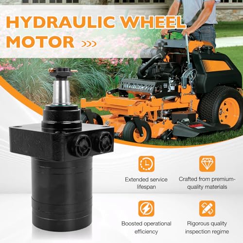 Image of 483388 Hydraulic Wheel Motor Compatible with Scag SVR SVRII Stand-On Mower & Most V-Ride Lawn Mower Replace for Parker TE0230US250AAAJ, BME2-200-WS-T3-B