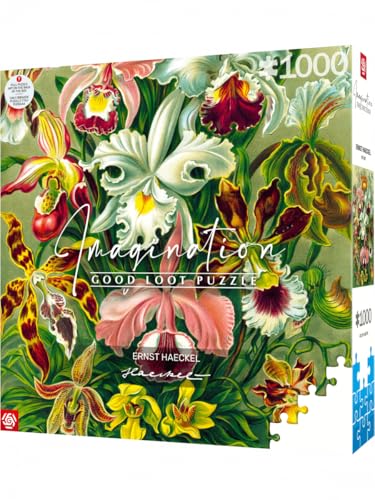 Good Loot | Ernst Haeckel Orchidea/Orchid Puzzle | Puzzle 1000 Pieces