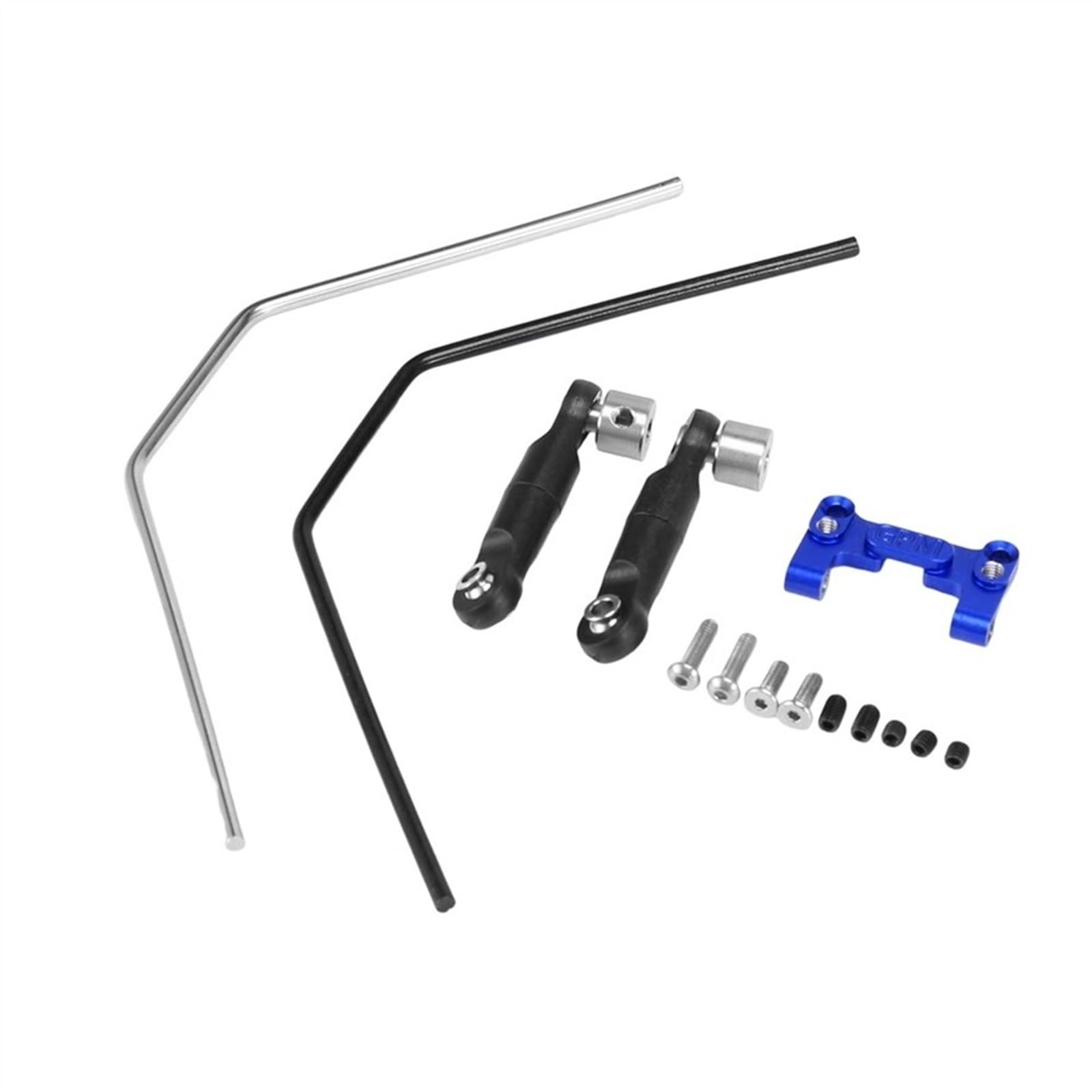 GPM 7075-T6 Alloy Front & Rear Shock Tower for 1/8 Kraton 6S Exb 4X4 RTR Brushless Speed Truck-Ara8708V6 (Black)