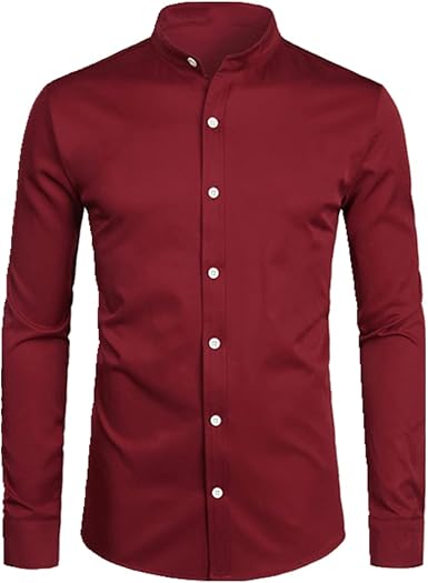 Wine color shirt for men Clearance