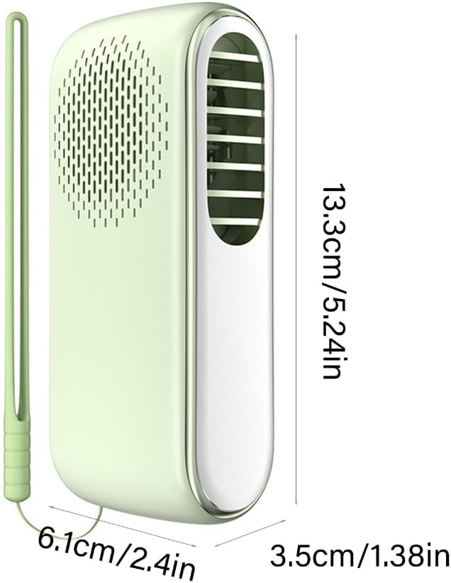 Small Bladeless Desk Fan Cooling Device Air Circulation Machine Perfect for Outdoor Camping Indoor Use ABS Construction