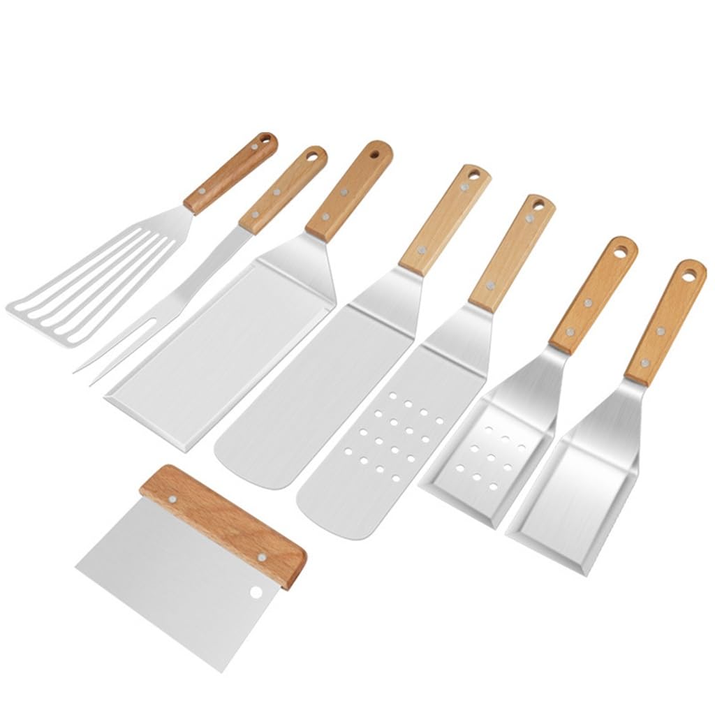 Barbecue Tool Set Outdoor Stainless Steel Barbecue Shovel Iron Plate Barbecue Shovel BBQ Barbecue Set