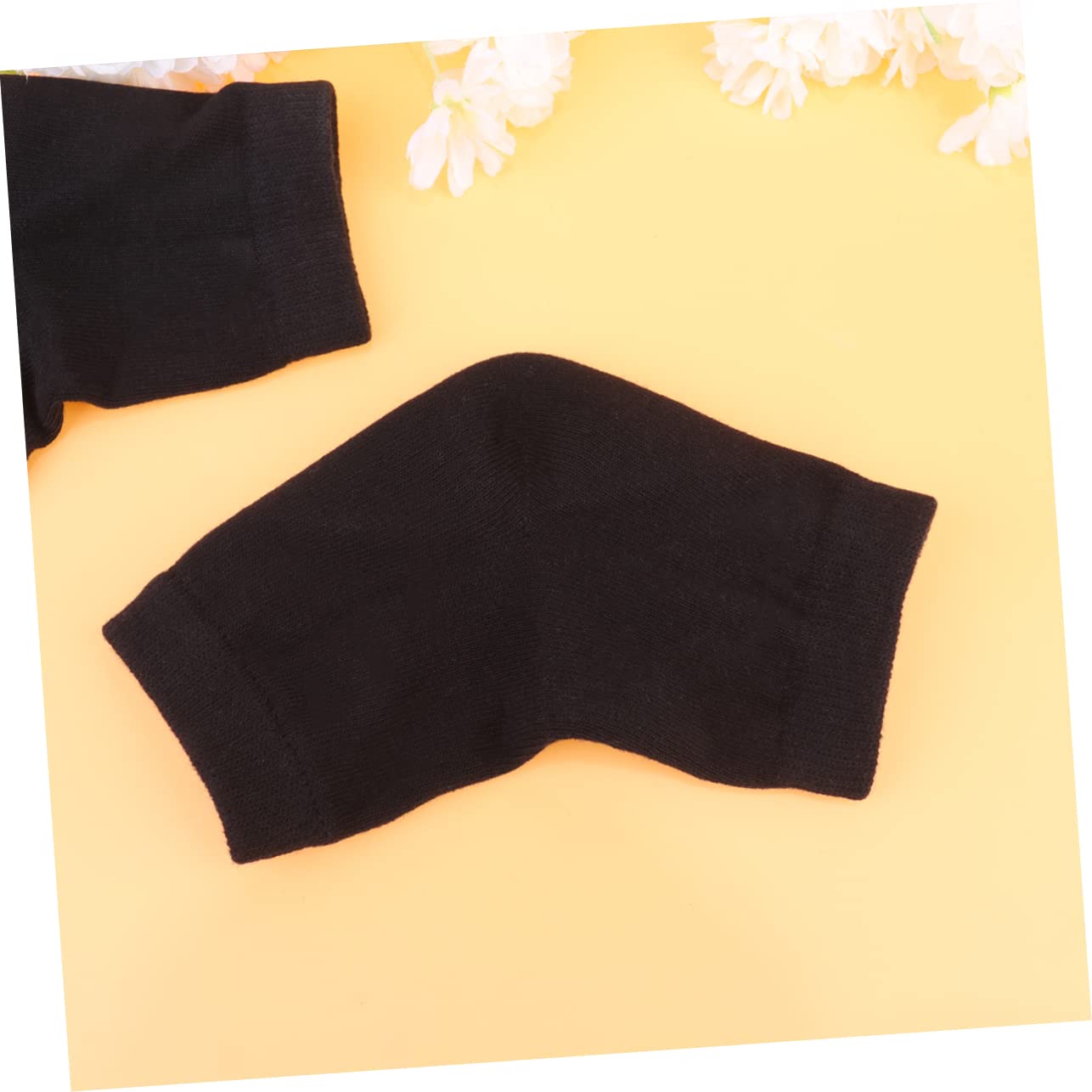Healeved 6paia Socks Gel Protettivi Per Talloni Di Calze Idratanti Anti-crack Nere Per Dei Piedi e Comfort Notturno