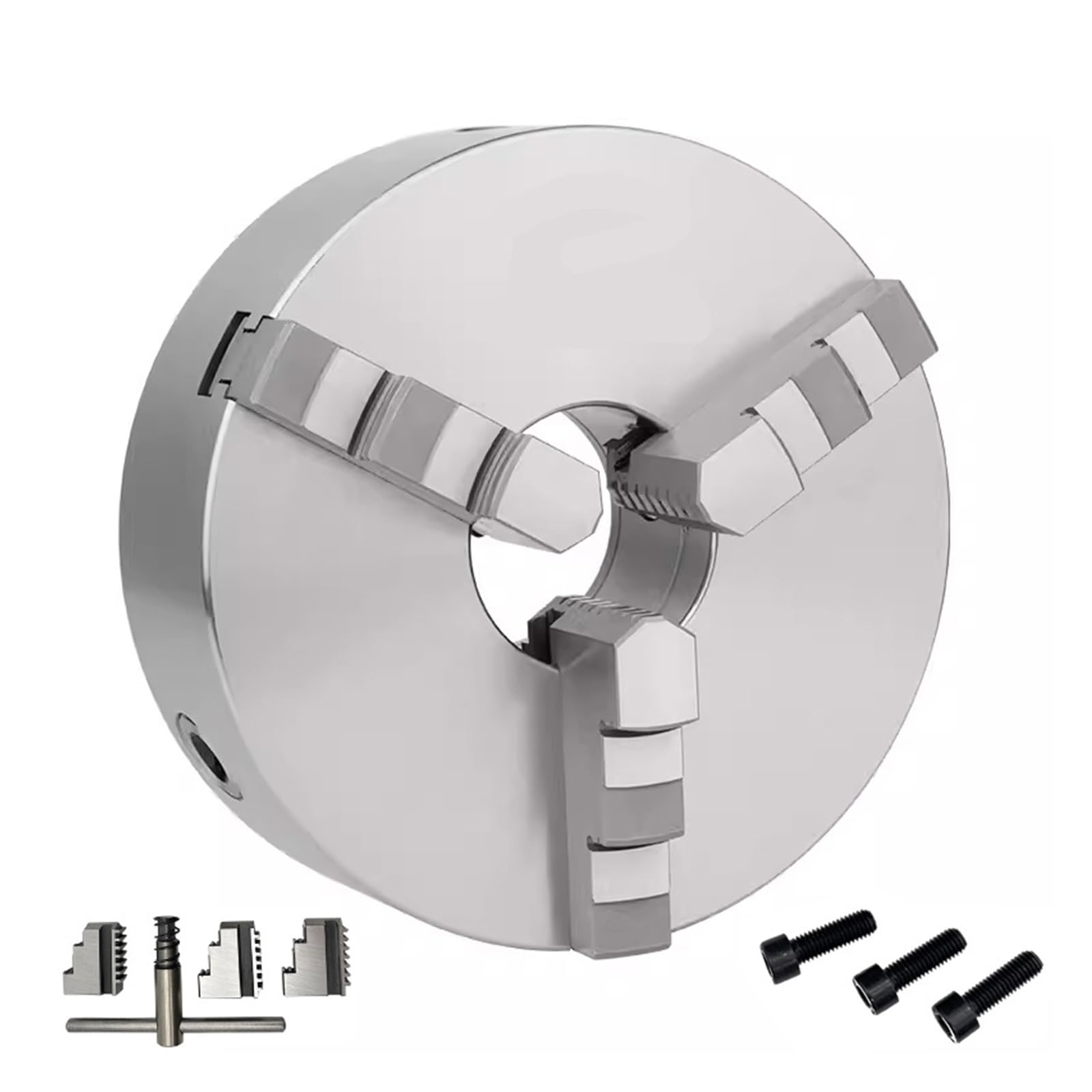 125 mm uchwyt tokarski 3-szczękowy samocentrujący uchwyt tokarski K11-125 metalowy uchwyt tokarski ręczny uchwyt przewijania