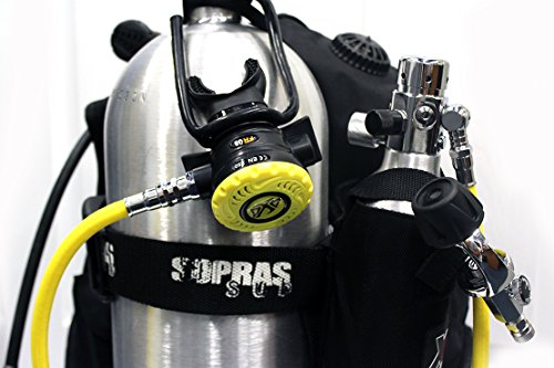 Dxdiver Bailout Pony Bottle Diving Kit With Hose 6 Cf Tank Gauge Regulator Back Up Air Scuba Dive Egressor #TOP3