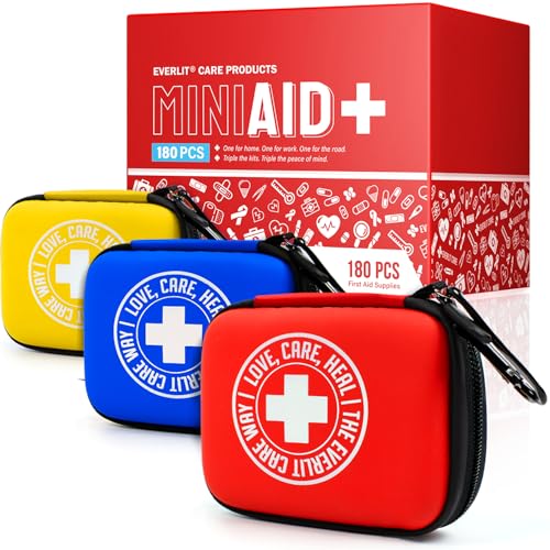 Mini-Aid Kits | Portable, Lightweight, Water-Resistant Case with ...