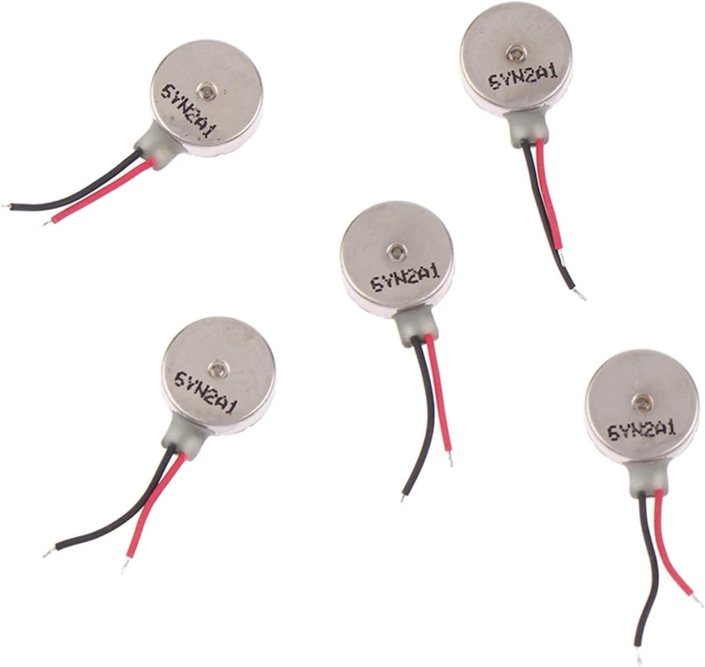 5PCS Smart Sports Watch 8x2.5mm Vibration Motors DC 3V - 4.2V Flat Coin Button-Type DC Vibrating Brushless Electronic Starter