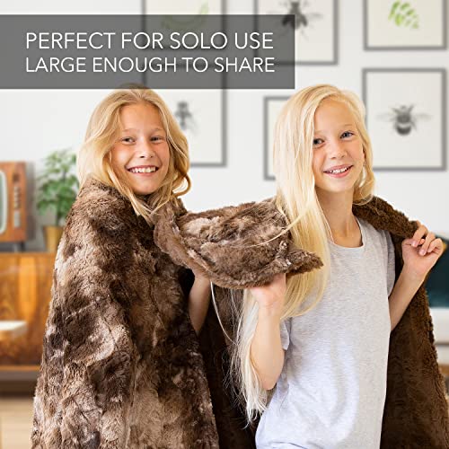 Luxury Plush Blanket - Cozy, Soft, Fuzzy Faux Fur Throw Blanket For Couch - Ideal Comfy Minky Blanket For Adults For Cold Nights By Everlasting Comfort #TOP5