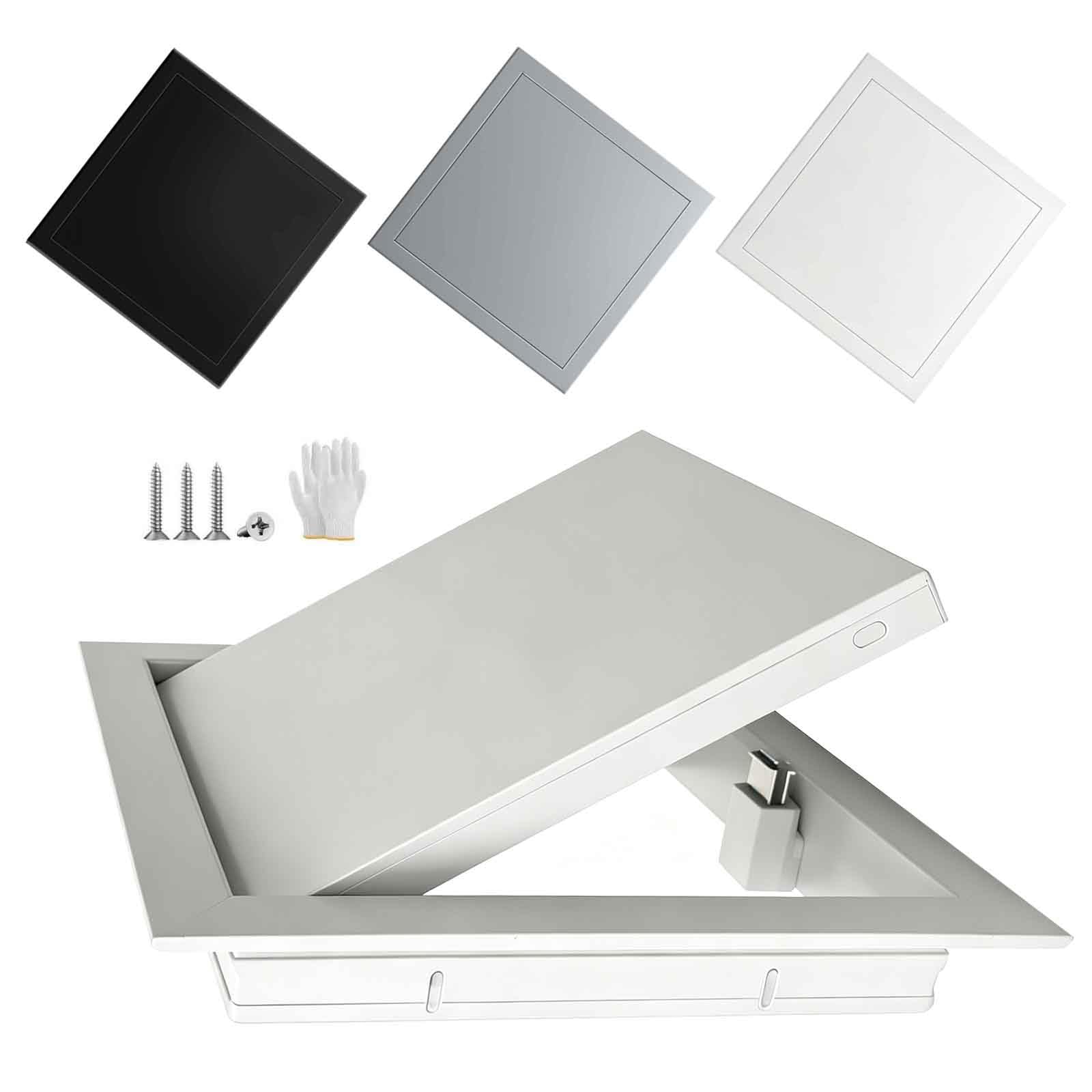 Aluminium Inspection Hatch Access Panel White，Plasterboard Access Panel, Fire Rated Waterproof Ceiling Panels & Loft Hatch Push To Open Paintable(Cream,700x800mm)