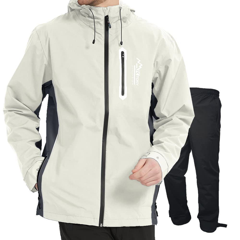 Amazon | [アラシヤマ] ゴルフ レインウェア メンズ 上下セット