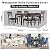Patio Furniture Covers Waterproof, Outdoor Furniture Covers Rip-proof for Patio Furniture Set Table and Chairs, Windproof UV and Fade Resistant Outdoor Sectional Cover 74"L X 47"W X 28"H
