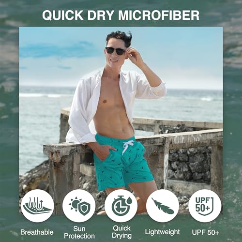 Image of Kanu Surf Men's Big Viper Extended Size Stripe Swim Trunk