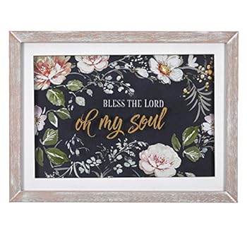 Home Wall Plaque Bless the Lord Book