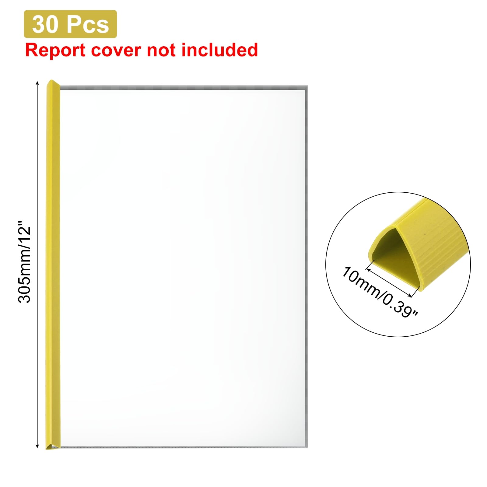 PATIKIL 30Pcs Binding Bars - Image 2