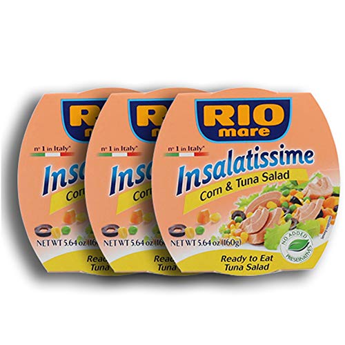Image of Rio Mare Corn & Tuna Salad Tuna Pack of 3 Tin