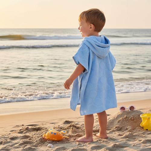 Image of Toddler Little Girl Swim Cover Up Beach Towel kids Bathing Suit Cover Ups Swimsuit Summer Baby Beach Essentials