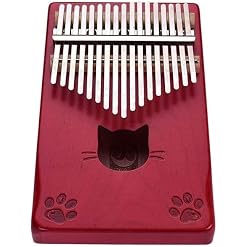 Mini Doigt Kalimba Pouce Piano Portable 17 Touches Kalimba Pouce Piano Érable avec Sac Fourre-Tout Tuning Marteau… - Les Beatles, Paul McCartney, John Lennon, RIngo Starr, George Harrison