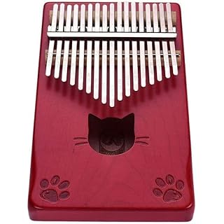 Mini Doigt Kalimba Pouce Piano Portable 17 Touches Kalimba Pouce Piano Érable avec Sac Fourre-Tout Tuning Marteau… - Les Beatles, Paul McCartney, John Lennon, RIngo Starr, George Harrison