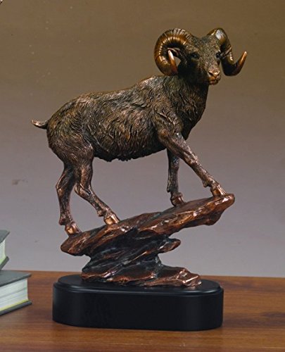 Marian Imports F53208 Ram Bronze Plated Resin Sculpture