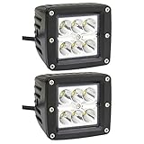 Led Light Bar, Senlips 2x 24W Cree Led Spot Light Led Pods Offroad Light Bar IP 67 Waterproof for Off-road Vehicle, ATV, SUV, UTV, 4WD, Jeep, Boat-Squared