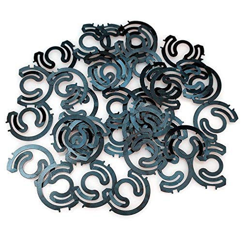 YEQIN 20pcs Bobbin Case Spring Sheet Fit Juki Singer Brother Lockstitch Sewing Machine (No-Back-Lash Spring)