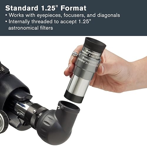 Miniatura 4 de Celestron Lente Omni 2X Barlow