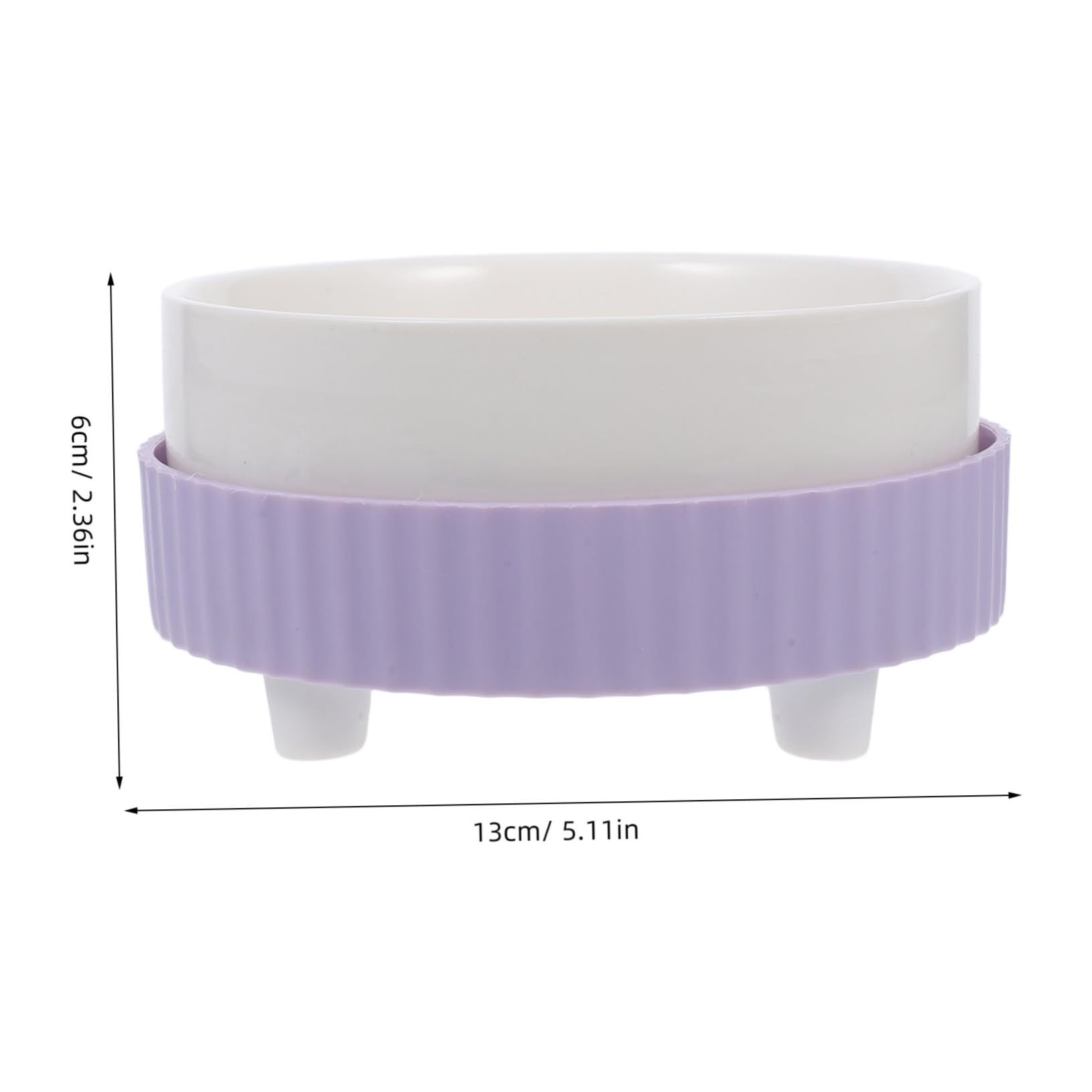 SUPVOX Ceramic Constant Temp Water Bowl Heated Fountain Auto Thermostat 350ml Capacity Pet Supplies