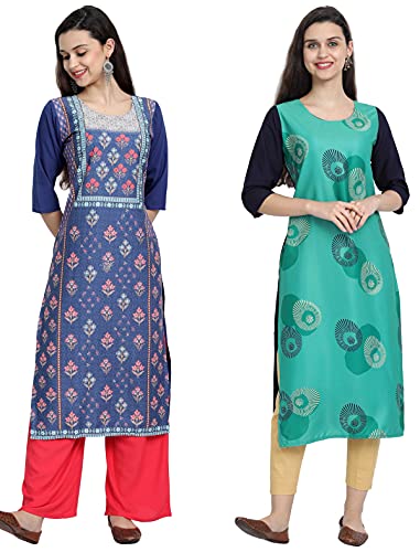 Image of Women's Crepe Regular Kurta