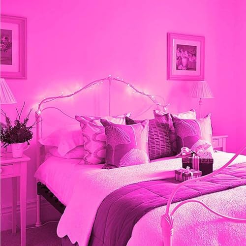 Image of Lexton 40 LED Power Pixel Serial String /Fairy Light | Plug Sourced | Suitable for Home & Outdoor Decoration, Diwali, Christmas, Ramadan, Wedding, Party, Festival (Pack of 20, Pink)