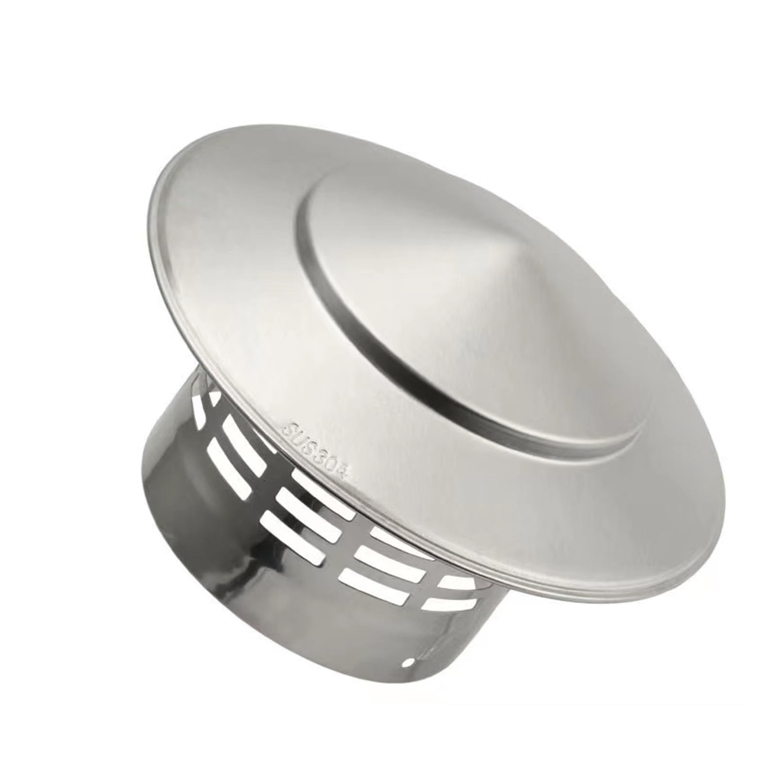 Cappello per camino per esterno, acciaio inox Copertura per camino, rotondo Tubo stufa copertura, tetto Sfiato di scarico cappelli, Camino Sfiato del tetto coperture Cappelli parapioggia(200mm/7.9po