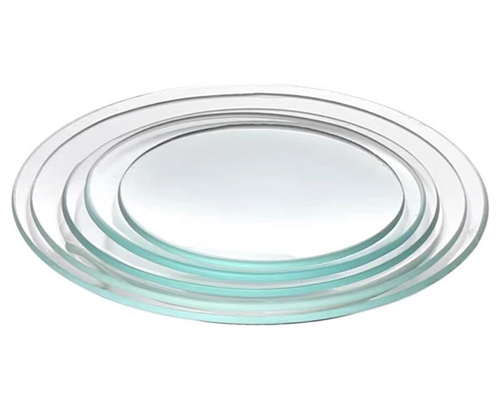 10 unidades de plato de cristal para reloj, superficie plana, 45/60/80/90/100/120/150/180/200 mm, disco de laboratorio para laboratorio (120 mm)