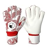⚽【Protección Dedos y Manos】El sistema de protección de los dedos de estos guantes portero niño previene tanto las lesiones de los dedos como la hiperextensión que suelen producirse durante las competiciones o los entrenamientos. La espuma de látex con acolchado grueso proporciona más protección de amortiguación para la palma de la mano