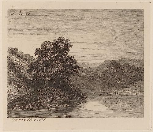 Toile avec Arbres Alexandre Calame poster deco nature apaisante