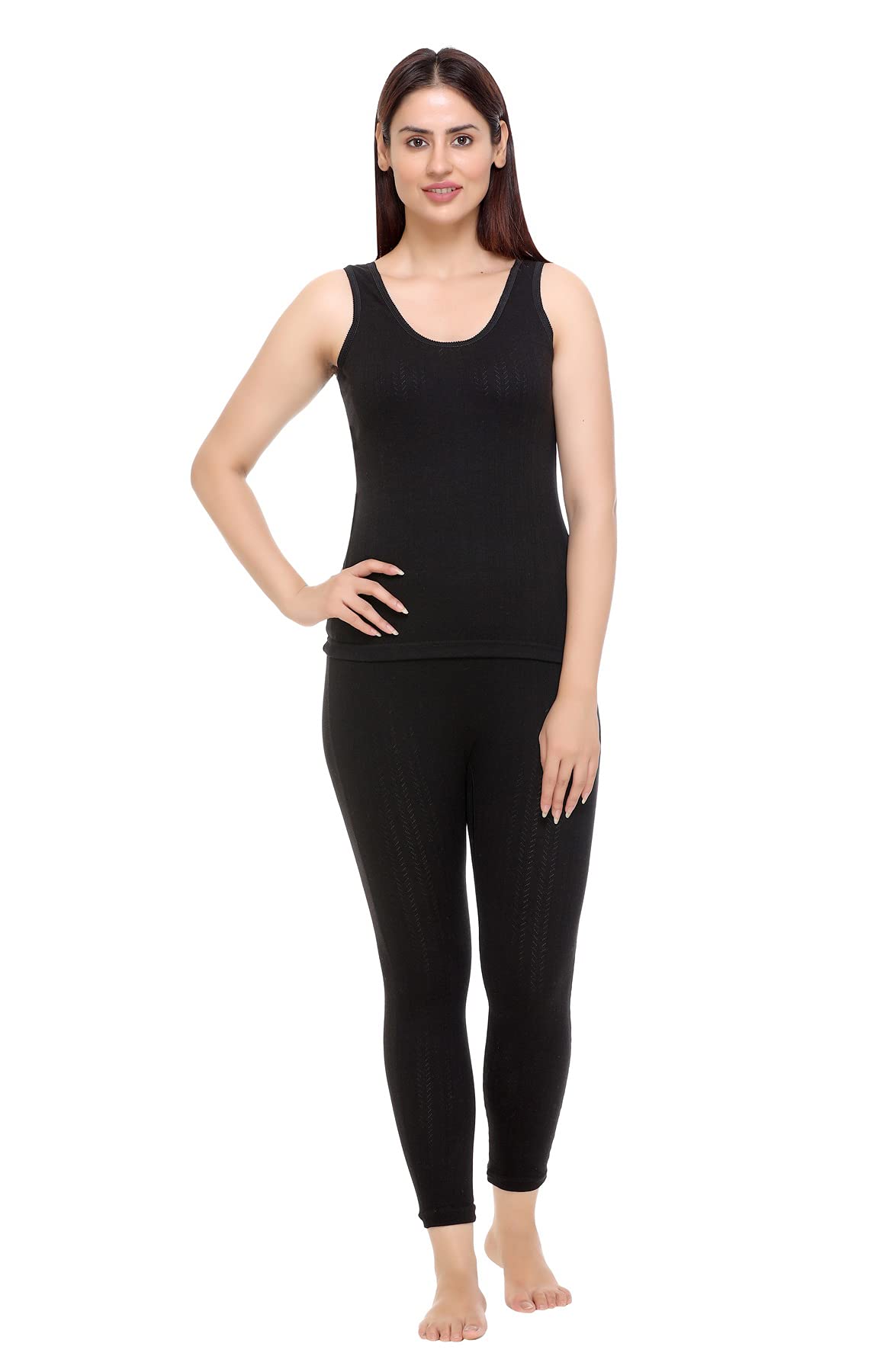 Women Winter Thermal Round Neck with Trackpant Set (701WCT Pack of 1)-image-44