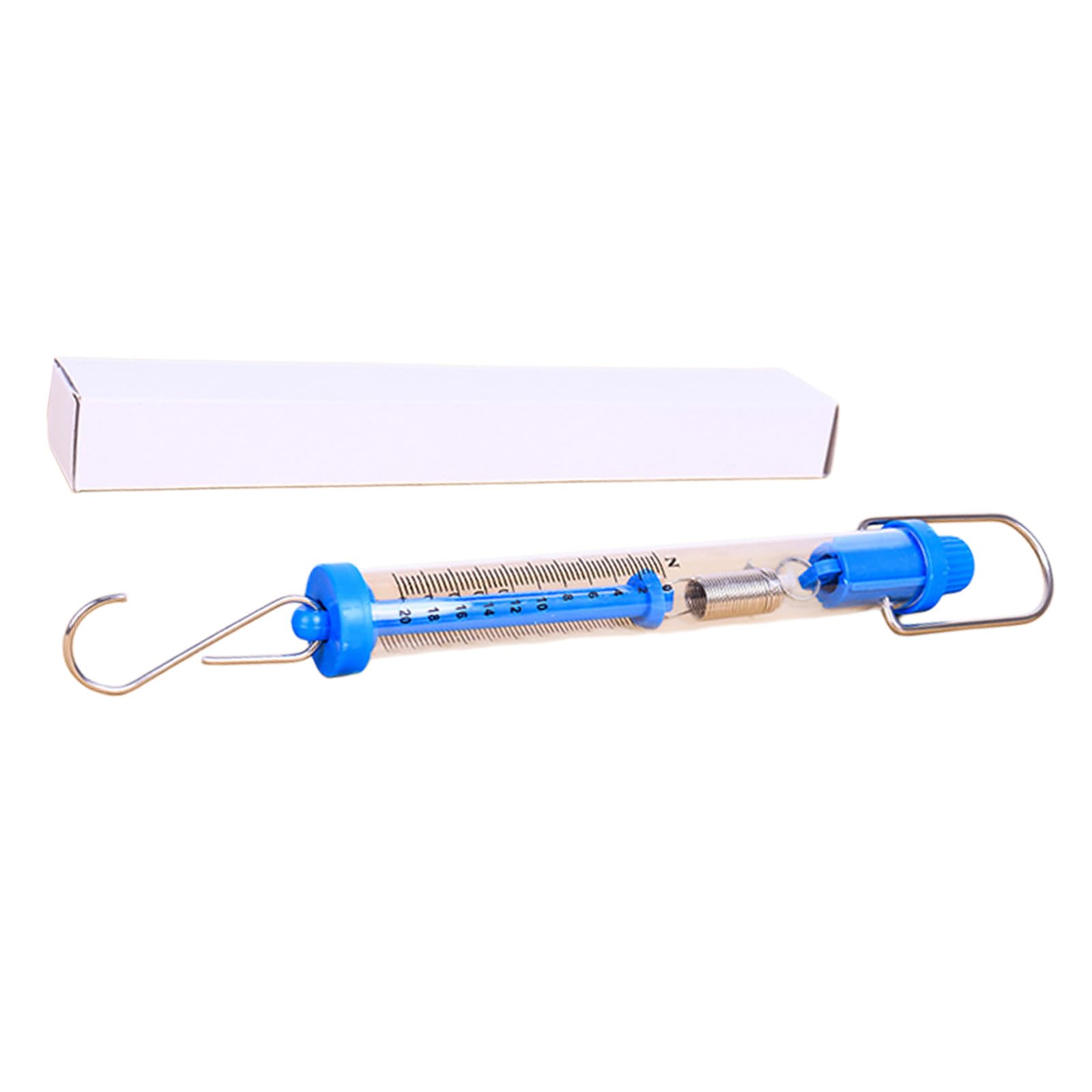Reliably Spring Scale Measuring Tool Acrylic Dynamometer with Load Hook Ideal for Science Projects and Weight Testing Spring Dynamometer Tool Hanging Balance Scale Physics Teaching Instrument Acrylic