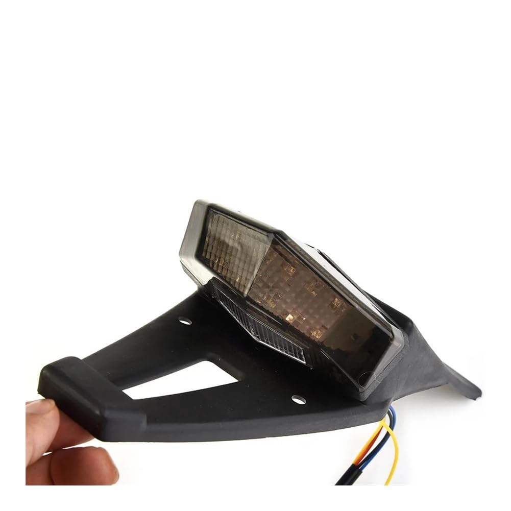 lampada stop moto 1 Pz. Fanale Posteriore A LED Per Motocicletta, Luce Freno Generale A 5 Fili, Luce Targa, Luce Freno Posteriore Per Motocicletta