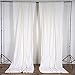 10 ft x 10 ft Cream Ivory Polyester Photography Backdrop Drapes Curtains Panels - Wedding Decorations Home Party Reception Supplies