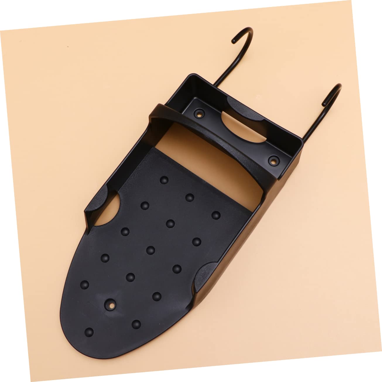 TOPBATHY 1pezzi Porta Stiro Acciaio Inossidabile Supporto Per Tavolo Da Stiro Da Muro Organizer Per Design Compatto e Nero