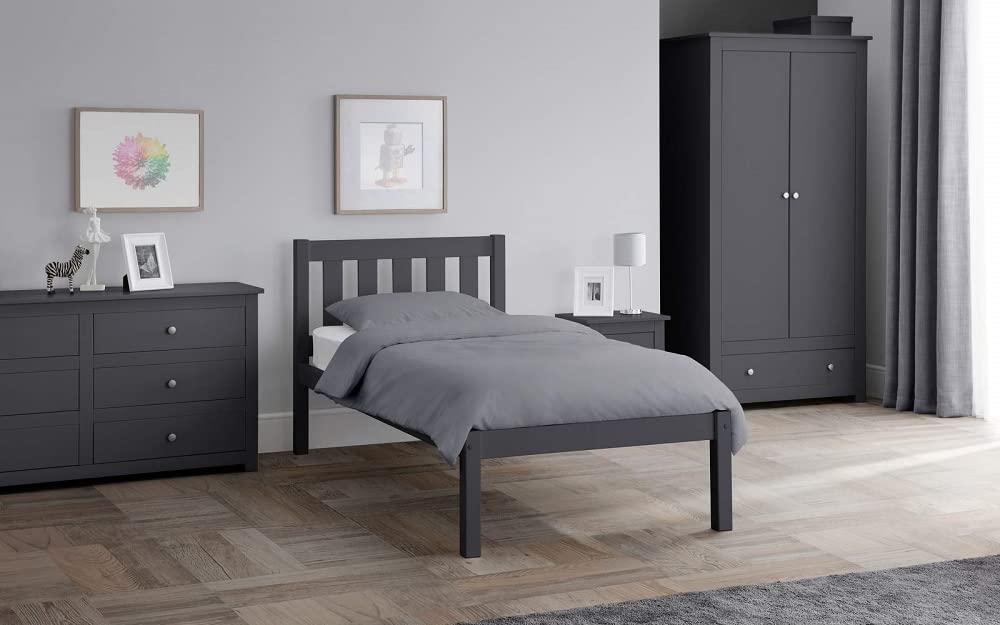 Julian Bowen Commode à 4 tiroirs Radley, anthracite