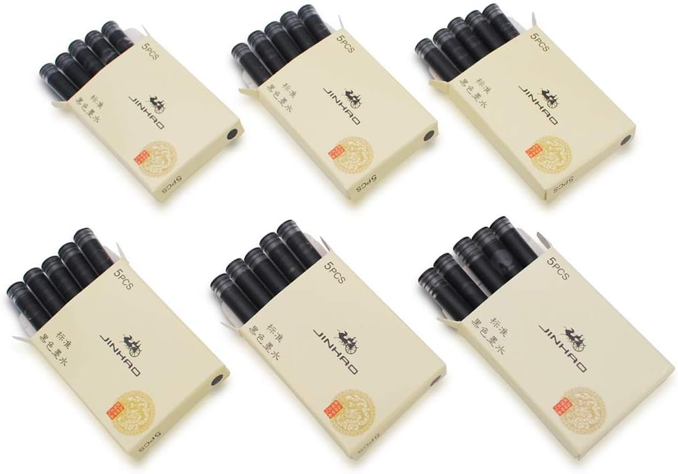 30pcs JINHAO Ink Cartridges Fountain Pen Refills for