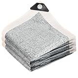 lixinixil 遮光ネット 日よけ シェード 1m×2m 日除け シェード アルミ箔 紫外線から守る UVカット 日避け 日差し対策 屋外 園芸 農業用 窓 シェードカーポート ルーフ ヤード UVカット紫外線99% (1m×2m)