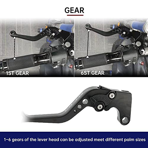 Palancas de freno de motocicleta para rutas trail en BMW F800GS Adventure 5