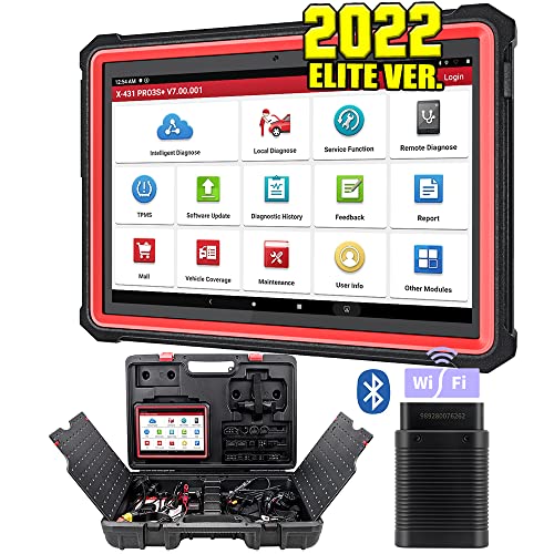 [2021 New]LAUNCH X431 PRO3S+ Bi-Directional Automotive Scan Tool (Upgraded Ver. of X431 V PRO),31+ Reset Service, All System Diagnostic Scanner, Key Program, ECU Online Coding, AutoAuth, Free Update