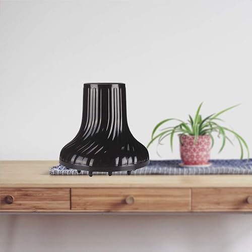 Miniatura 3 de CHUNCIN - Difusor de pelo universal para secador de pelo, accesorio para cabello rizado y lacio, ondulado (negro)