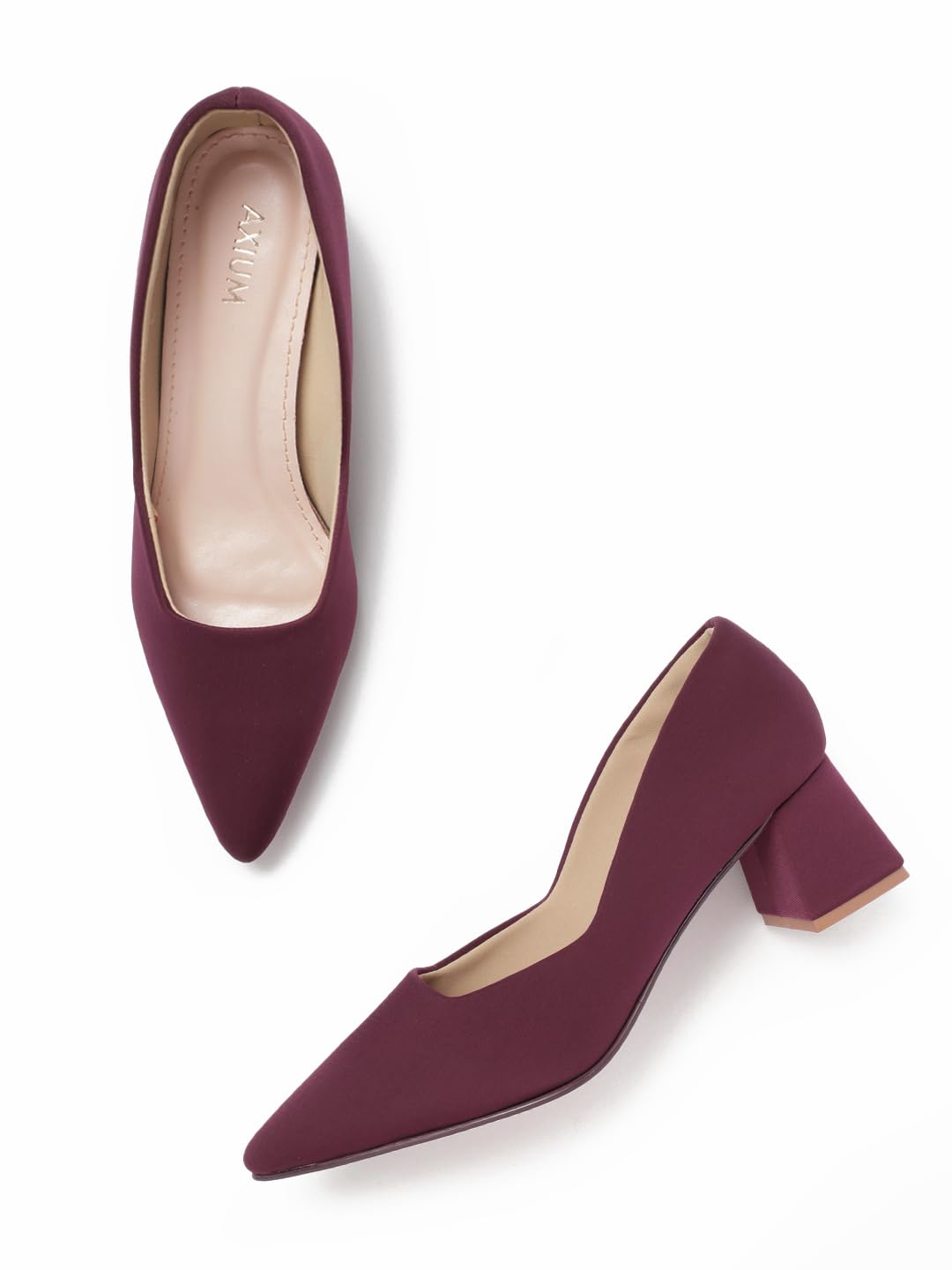axium Women's Lycra Pump Heels, 2.5inch (BLY238)-picture-13