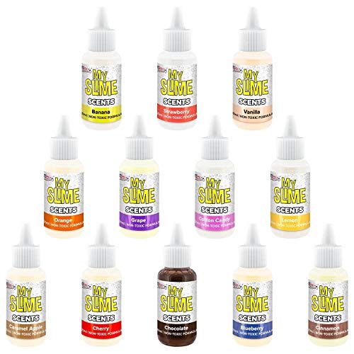 My Slime 12 Pack of Premium Concentrated Slime Scents, Large 20 ml Bottles